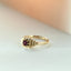 Clover ruby ring 14k gold - Studio Kroewe