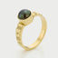 Coco black pearl ring 14k gold - Studio Kroewe