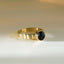 Coco black pearl ring 14k gold - Studio Kroewe