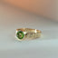 Coco peridot ring 14k gold - Studio Kroewe