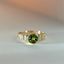 Coco peridot ring 14k gold - Studio Kroewe