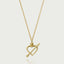 Cupid heart charm 14k gold - Studio Kroewe