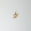 Cupid heart charm 14k gold - Studio Kroewe