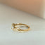 Custom oval 0.50ct diamond ring 14k gold - Studio Kroewe