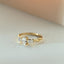 Custom oval 0.50ct diamond ring 14k gold - Studio Kroewe