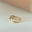 Custom oval 0.50ct diamond ring 14k gold - Studio Kroewe