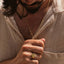 Custom woody signet ring 14k gold - Studio Kroewe