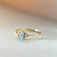 Dakota oval diamond 0.5ct ring 14k gold - Studio Kroewe