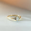 Dakota oval diamond 0.5ct ring 14k gold - Studio Kroewe