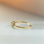 Dakota oval diamond 0.5ct ring 14k gold - Studio Kroewe