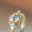 Delphine oval cut diamond ring 14k - Studio Kroewe