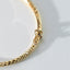 Diamond cut 3mm bangle 14k gold - Studio Kroewe