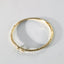 Diamond cut 3mm bangle 14k gold - Studio Kroewe