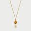 Dido birthstone pendant 14k gold - Studio Kroewe
