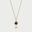 Dido birthstone pendant 14k gold - Studio Kroewe