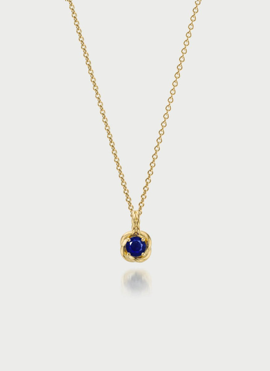 Dido birthstone pendant 14k gold - Studio Kroewe