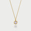 Dido birthstone pendant 14k gold - Studio Kroewe