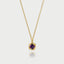 Dido birthstone pendant 14k gold - Studio Kroewe