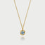 Dido birthstone pendant 14k gold - Studio Kroewe