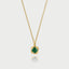 Dido birthstone pendant 14k gold - Studio Kroewe