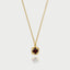 Dido birthstone pendant 14k gold - Studio Kroewe