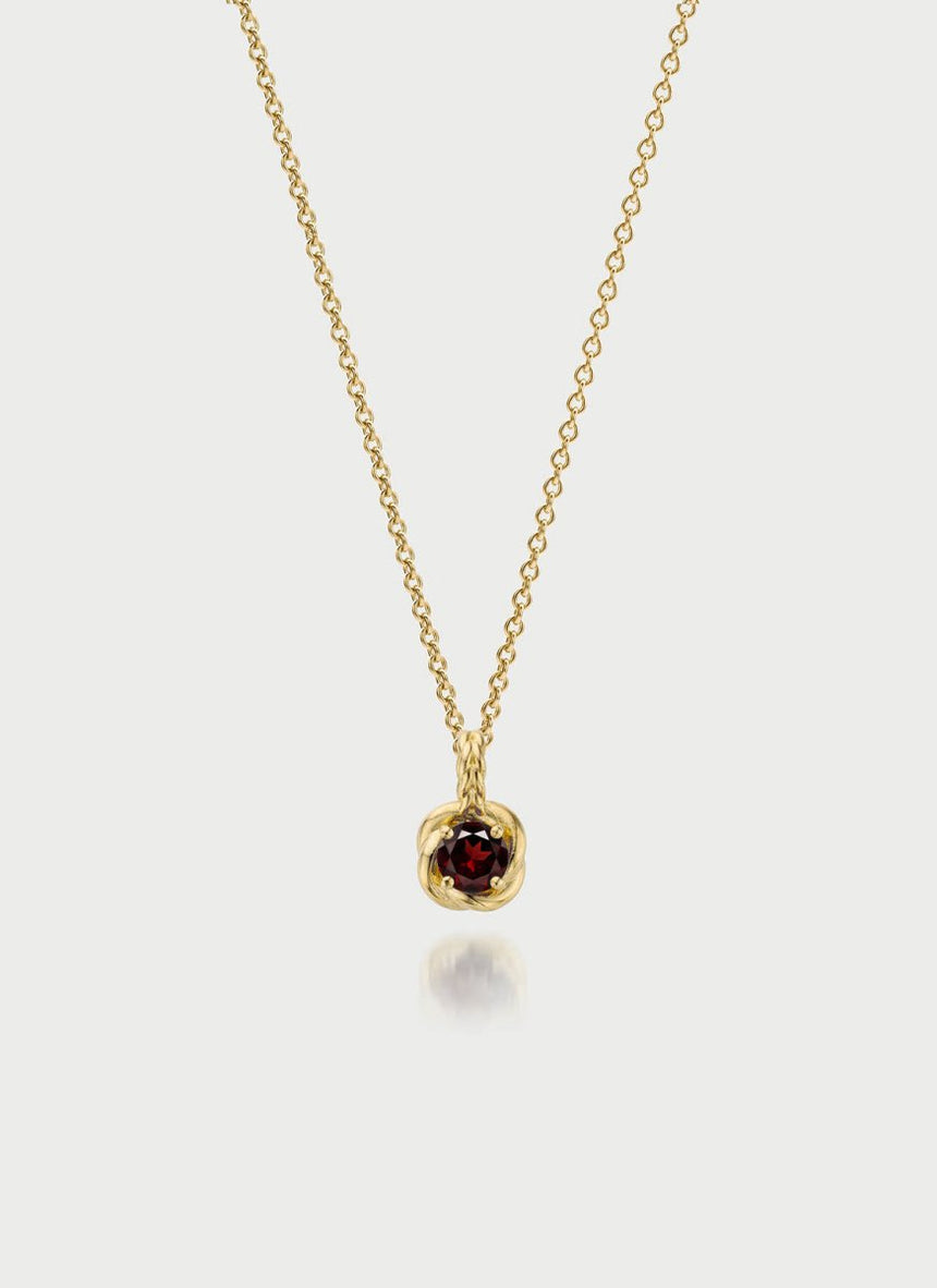 Dido birthstone pendant 14k gold - Studio Kroewe