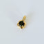 Dido green tourmaline pendant 14k gold - Studio Kroewe