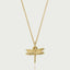 Dragonfly charm 14k gold - Studio Kroewe