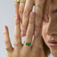 Edie amethyst february birthstone ring 14k gold - Studio Kroewe