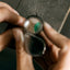 Edie emerald may birthstone 14k gold - Studio Kroewe