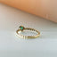 Edie emerald may birthstone 14k gold - Studio Kroewe