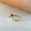 Edie garnet january birthstone ring 14k gold - Studio Kroewe