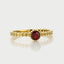 Edie garnet january birthstone ring 14k gold - Studio Kroewe