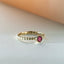 Edie ruby july birthstone ring 14k gold - Studio Kroewe