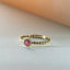 Edie ruby july birthstone ring 14k gold - Studio Kroewe