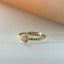 Edie tourmaline october birthstone ring 14k gold - Studio Kroewe