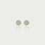 Eira diamond earstud 14k gold - Studio Kroewe