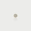 Eira diamond earstud 14k gold - Studio Kroewe