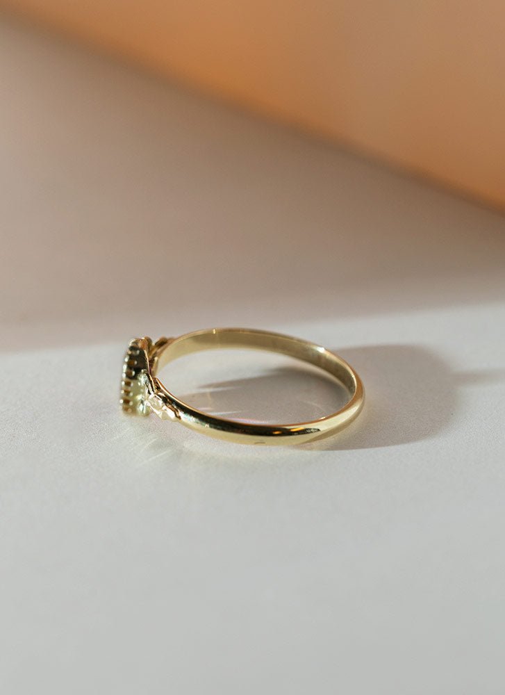 Elay citrine 14k gold ring - Studio Kroewe