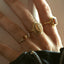 Elay citrine 14k gold ring - Studio Kroewe