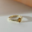 Elay citrine 14k gold ring - Studio Kroewe