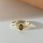 Elay citrine 14k gold ring - Studio Kroewe