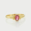 Elay rhodolite 14k gold ring - Studio Kroewe