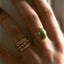 Elektra diamond ring 14k gold - Studio Kroewe