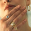 Elektra diamond ring 14k gold - Studio Kroewe