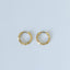 Faye twist earrings 14k gold - Studio Kroewe