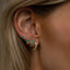 Faye twist earrings 14k gold - Studio Kroewe