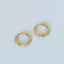Faye twist earrings 14k gold - Studio Kroewe