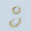Faye twist earrings 14k gold - Studio Kroewe