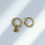 Faye twist earrings 14k gold - Studio Kroewe